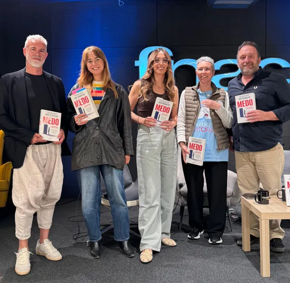 Apresentação do livro Medo de José Borralho que contou com a participação de Maria Seixas Correia, Rebeca Caldeira e Eduardo Madeira.